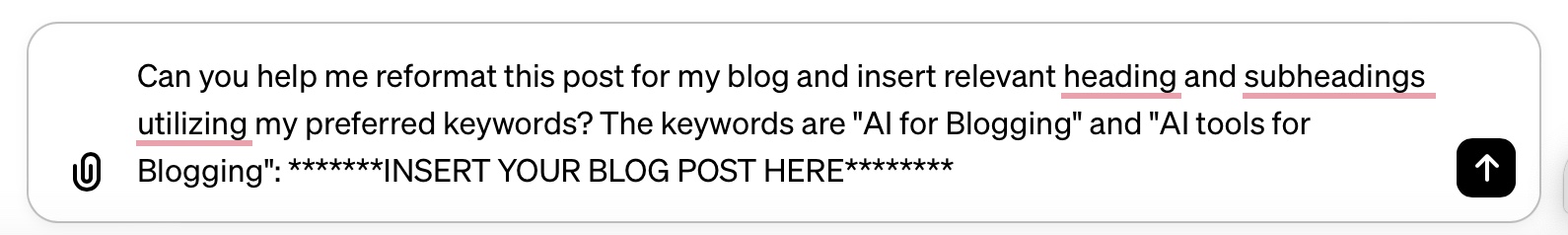 AI for Blogging