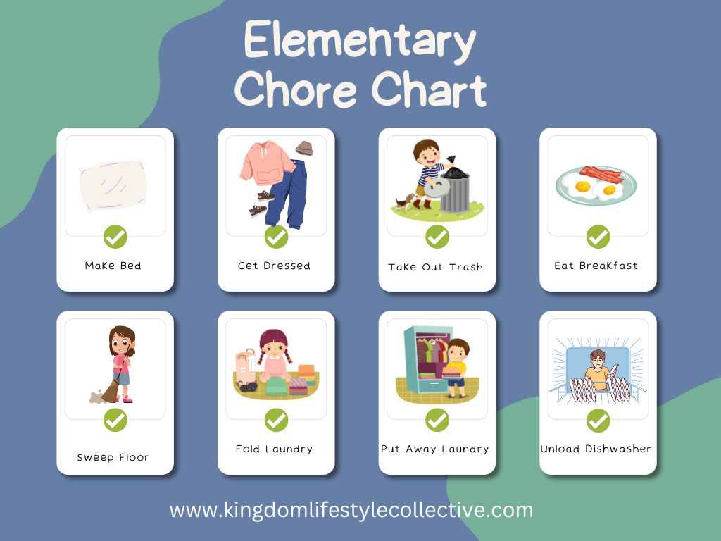 age appropriate chores for kids